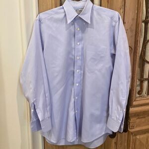 Skip Gambert custom dress shirt button down blue
No flaws 
No size tag